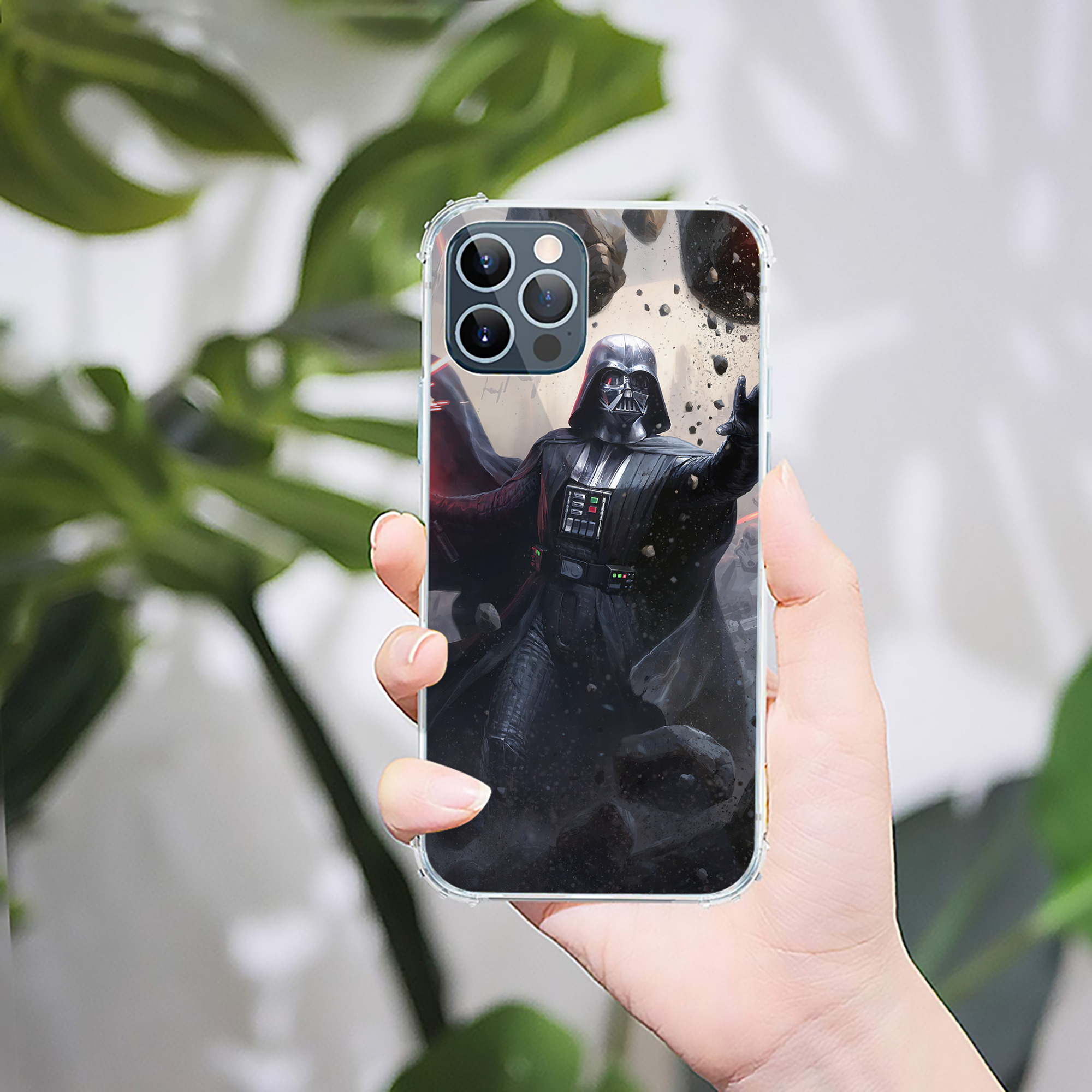 （画像用） スター・ウォーズ Star Wars 【iPhone 12シリーズ対応】透明スマホケース（クリアソフトケース）